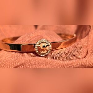 Michael Kors Rose Gold-Tone Bangle Bracelet